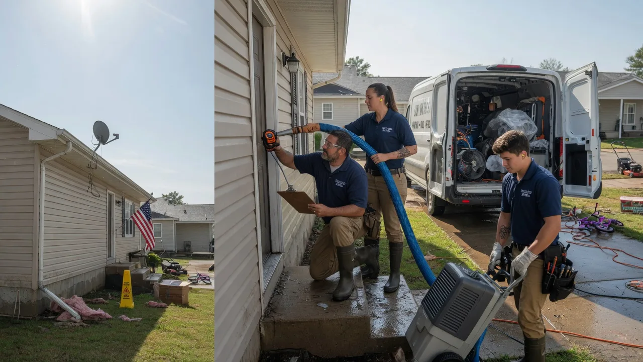 Ceiling Water Damage Restoration in Livingston, TN near me