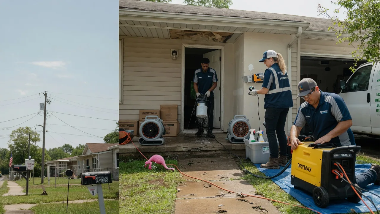 Storm Damage Water Removal in Livingston, TN near me
